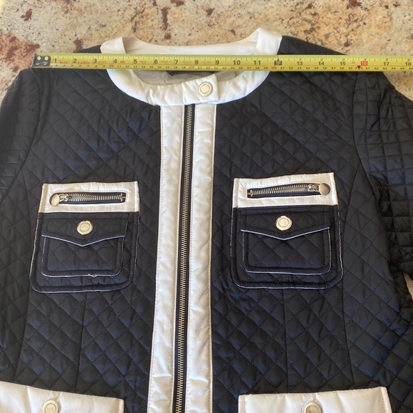 LAUNDRY BY SHELLI SEGAL Quilted JACKET Sz L - Picture 13 of 16